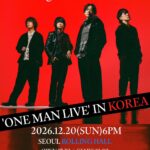 Nothing’s Carved In Stone ‘ONE MAN LIVE’ IN KOREA!